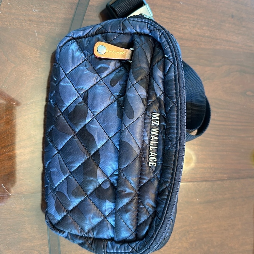 MZ Wallace Metro Belt Bag-Blue Camo